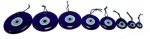 Evil Eye Glass Charm For Discount