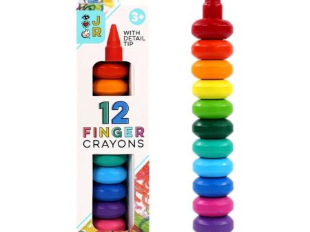 JR 12 Finger Crayons Sale