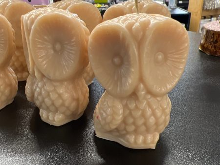 70 s Style Owl Candle Online