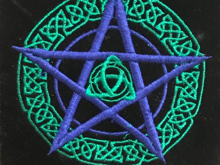 Pentacle Velvet Embroidered Bag Supply