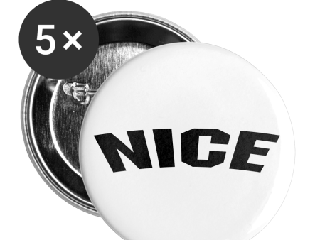 NICE Buttons small 1   (5-pack) Online Hot Sale