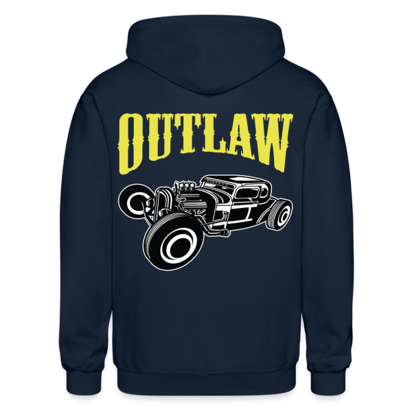 OUTLAW Zip Up Hoodie Cheap