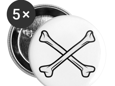 BONES Buttons small 1   (5-pack) Hot on Sale