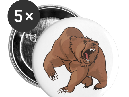 BEARISH Buttons small 1   (5-pack) Fashion