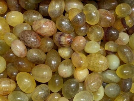 Yellow Fluorite, Tumbled Supply