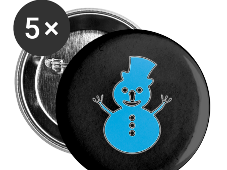 SNOW BUNNIE Buttons small 1   (5-pack) For Sale