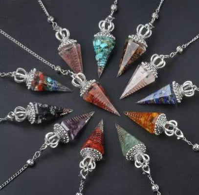 Resin and Stone Pendulum For Sale