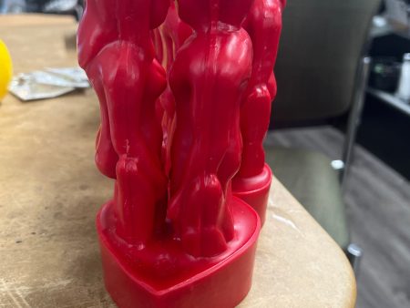 Couple Face-to-Face Candle (Red) Online