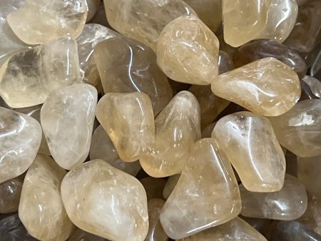 Citrine (Natural), Tumbled Hot on Sale