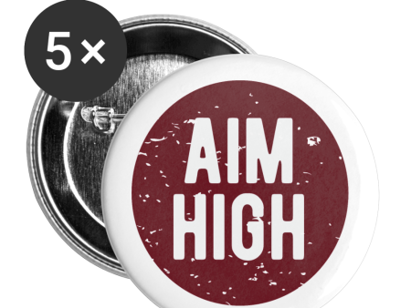 AIM Buttons small 1   (5-pack) Hot on Sale