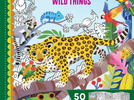 Fold-Out Wild Things Coloring Book Online