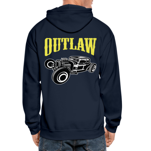 OUTLAW Zip Up Hoodie Cheap