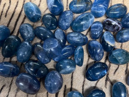 Blue Fluorite, Tumbled Online