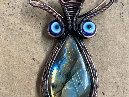 Owl Labradorite Pendent (2) Sale