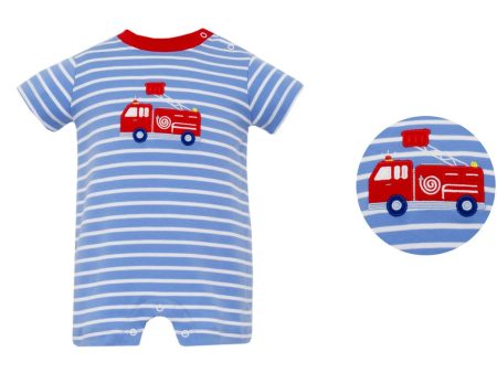 Firetruck Romper For Discount