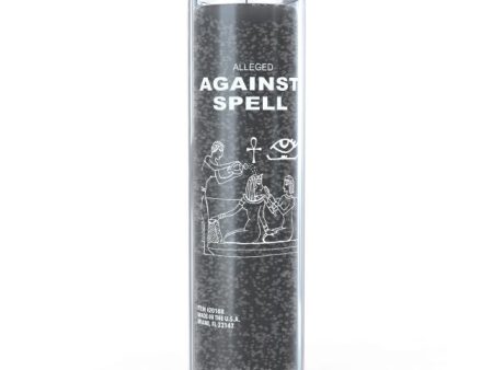 Against Spells (Black) 7 Day Candle For Sale