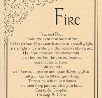 Fire Invocation Page Hot on Sale