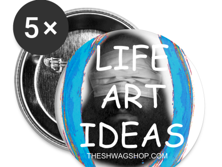 LIFE ART IDEAS Buttons small 1   (5-pack) Online now