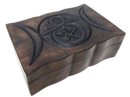 Pentagram Cobra Carved Wood Online