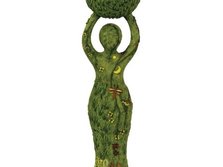 Polyresin T-Light Holder Nurturing Goddess For Sale