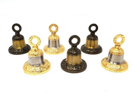 Carved Metal Bell 2  For Discount