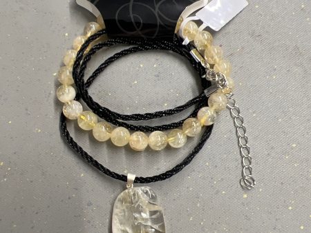 Citrine Bracelet and Necklace Set Hot on Sale