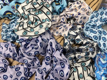 Evil Eye Hair Scrunchy Online Sale