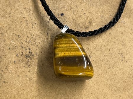 Tiger s Eye (Golden) Tumbled Necklace Online Hot Sale