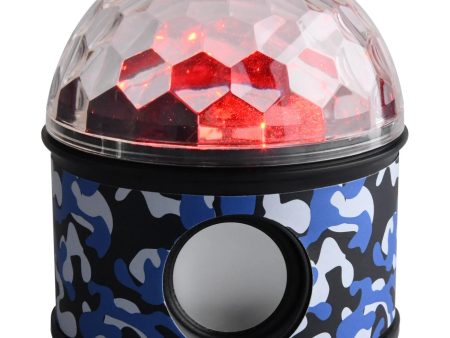 Blue Camo Funlight Bluetooth Stereo Speaker Fashion