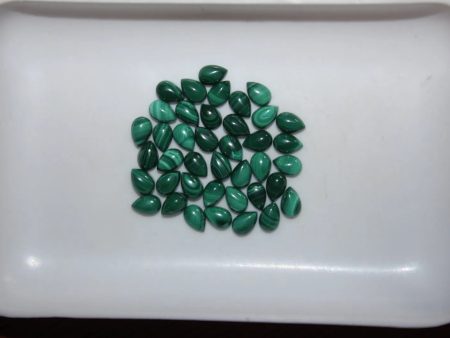 Malachite, 10mm Tear Drop Cabochon Discount