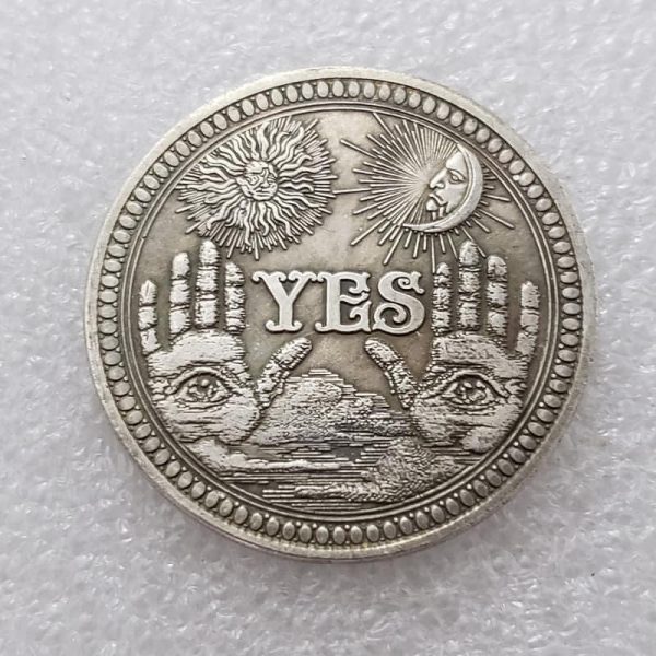 Yes No Coin Fashion