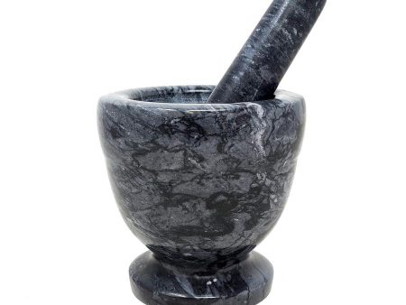 Black Marble Mortar & Pestle Cheap