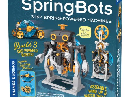 Spring Bots: 3-in-1-Spring Powered Machines For Discount