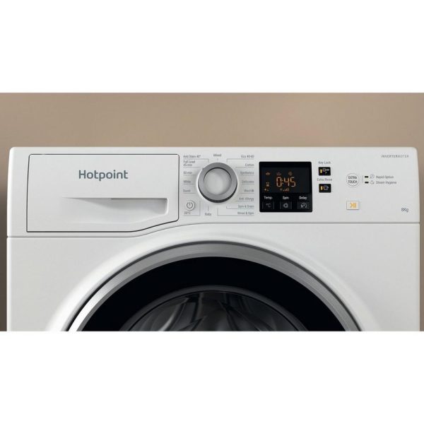 Hotpoint NSWE845CWSUKN 8Kg Freestanding Washing Machine Fashion